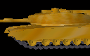現代最強の重い戦車M1エイブラムズ。